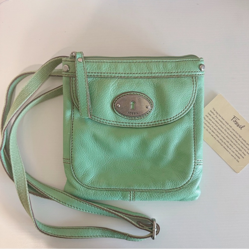 Fossil Leather Crossbody Bag